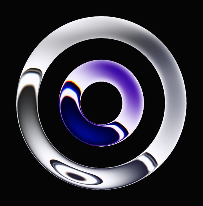 Lookport metallic logo